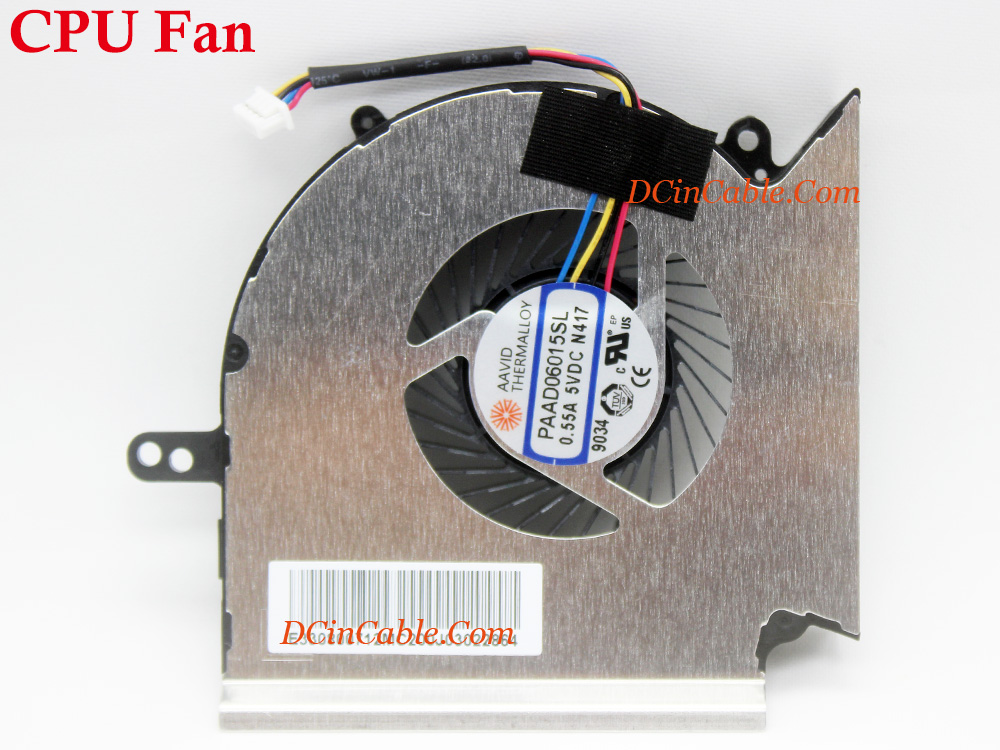 (image for) Laptop Fan for MSI MS-17C1 CPU GPU Cooling Left Right Cooler Inside System Assembly - Free Shipping